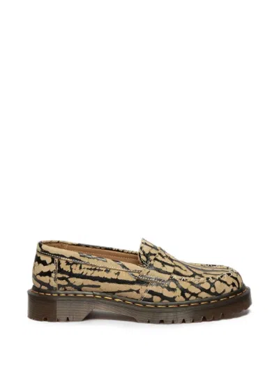 Dr. Martens Delapre Penny Loafers In Brown