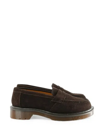 Dr. Martens Delapre Suede Loafers In Brown
