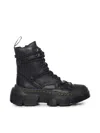 Dr. Martens Dmxl 8-eye Leather Boots In Black