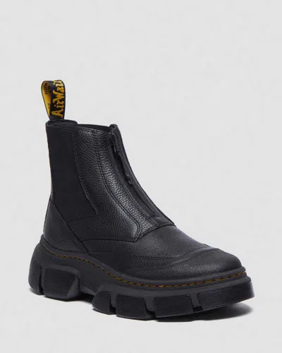 Dr. Martens Dmxl Zip Leder Chelsea Stiefel In Schwarz