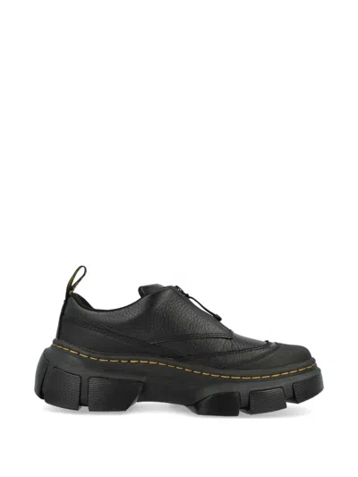 Dr. Martens Dmxl Zip Platform Leather Shoes In Black