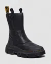 Dr. Martens' Dmxl Leder Biker Stiefel In Black