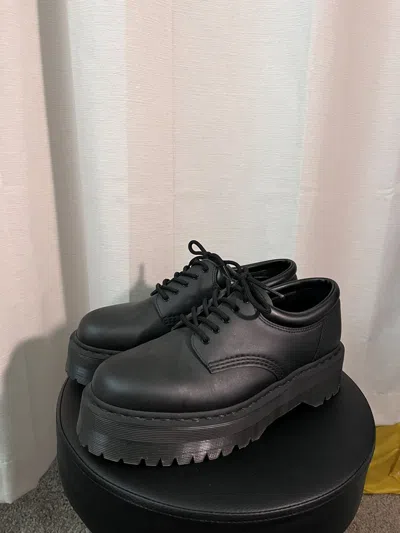 Pre-owned Dr. Martens Dr. Marten Oxford Platform Boots In Black