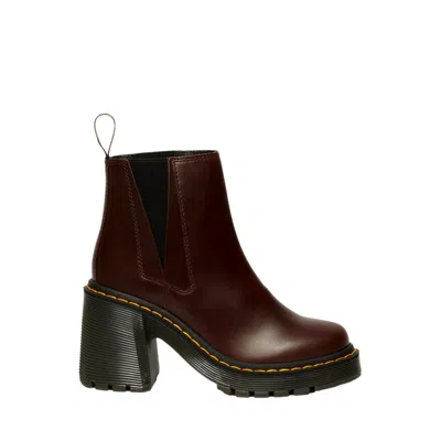 Dr. Martens Dr. Marten's Spence Pull Up Leather Boots Dark Brown 31756201 Women's