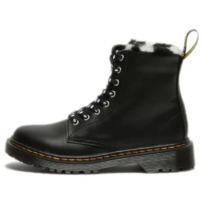 Dr. Martens' Dr. Martens Dr. Martens 1460 Serena 'carbon Black Yellow White'