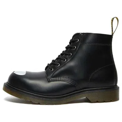 Dr. Martens' Dr.martens 101 Exposed Steel Toe Leather Ankle Boots 'black'