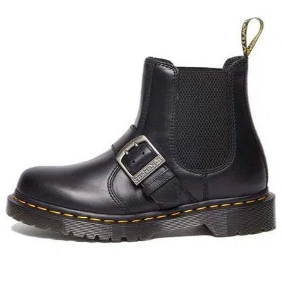 Dr. Martens' Dr.martens 2976 Buckle Pull Up Leather Chelsea Boots 'black Pull Up'