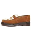 Dr. Martens' Dr.martens Adrian Snaffle Hair-on Cow Print Kiltie Loafers 'pecan Brown'