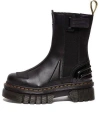 Dr. Martens' Dr.martens Audrick Alternative Leather Chelsea Hi Platform Boots 'black'