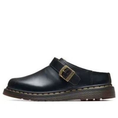 Dr. Martens' Dr.martens Isham Vintage Smooth Leather Slingback Mules 'black'