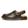 Dr. Martens' Dr.martens Jorge Made In England Classic Leather Slingback Mules 'dark Green'