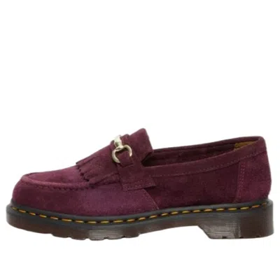 Dr. Martens Dr.martens Snaffle Suede Loafers 'plum' In Multi