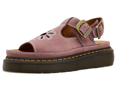 Dr. Martens Dunnet Flower Slingback Sandal In Pink