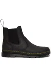Dr. Martens' Elastic-panel Leather Boots In Black