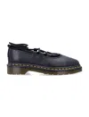 Dr. Martens Elphie Leather Ballet Flat Women In Black