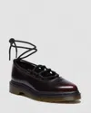 Dr. Martens' Elphie Ii Leather Ballet Flats Shoes In Black