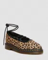 Dr. Martens' Dr. Martens Elphie Ankle Wrap Flat In Tan
