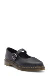 Dr. Martens Shoe Mary Jane Elphie Mj Black Virginia In Black