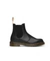 Dr. Martens' 2976 Combat Boots In Black Leather In Black