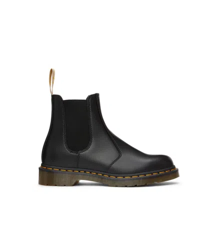 Dr. Martens 2976 Ys Smooth Man Ankle Boots Black Size 12 Leather In Multi