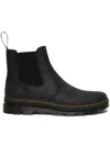 Dr. Martens Elastic-panel Leather Boots In Black