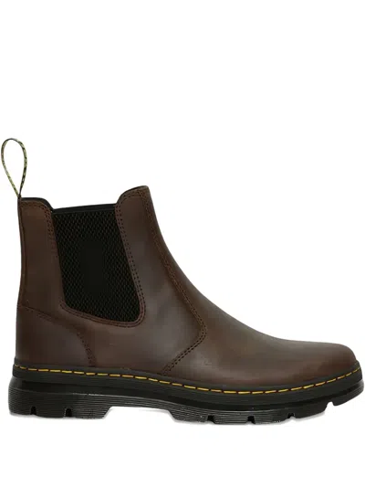 Dr. Martens Embury Crazy Horse Leather Casual Boots In Brown