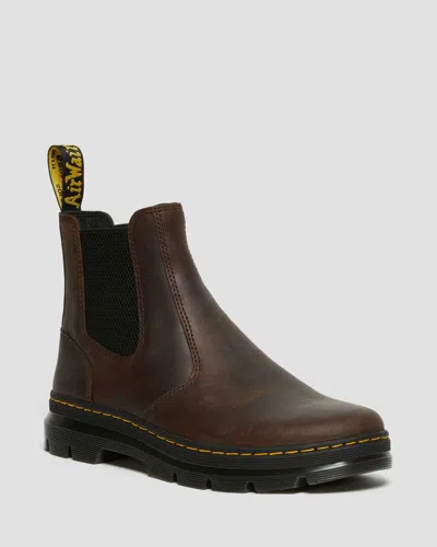 Dr. Martens Embury Crazy Horse Leather Casual Boots In Brown