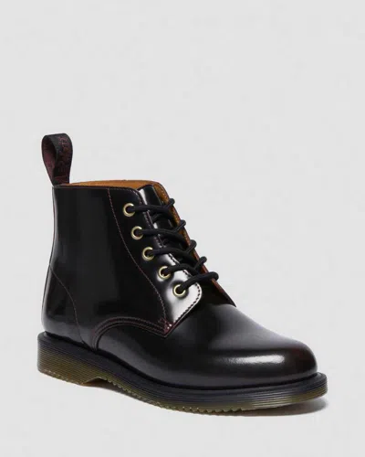 Dr. Martens' Emmeline Arcadia Lace Up Boots In Red