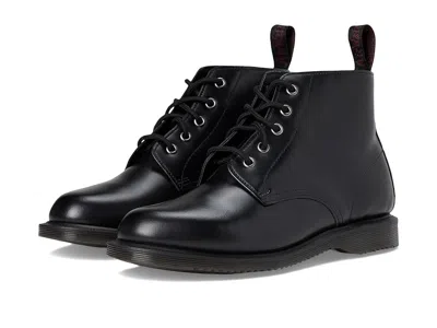 Dr. Martens Emmeline Leather Lace-up Boots In Black