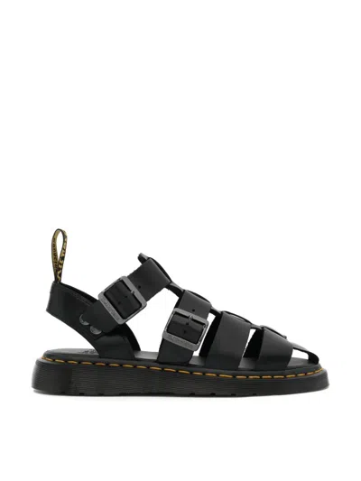 Dr. Martens' Fisherman Sandals By In Black