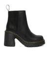 Dr. Martens Damen Spence Leder Chelsea-stiefel Mit Absatz In Black