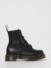 Dr. Martens Flat Ankle Boot  Woman Color Black In Black