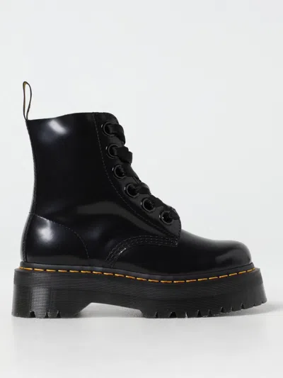 Dr. Martens' Flat Ankle Boots Dr. Martens Woman Color Black