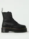 Dr. Martens' Dr. Martens Woman Ankle Boots Black Size 7 Textile Fibers In Black