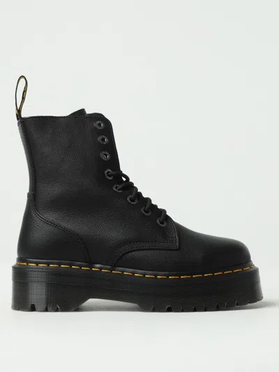 Dr. Martens' Flat Ankle Boots Dr. Martens Woman In Black