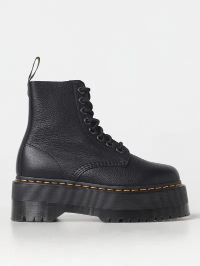 Dr. Martens' Flat Ankle Boots Dr. Martens Woman In Black