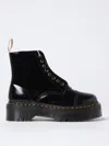 Dr. Martens' Jadon Smooth Leather Platform Boots In Schwarz