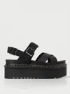 Dr. Martens' Voss Ii Athena Leather Strap Platform Sandals In Black