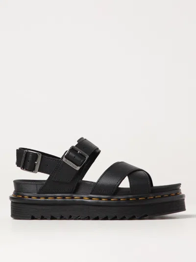 DR. MARTENS HEELED SANDAL DR. MARTENS WOMAN COLOR BLACK,428579002