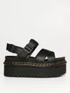 Dr. Martens' Voss Ii Athena Leather Strap Platform Sandals In Black