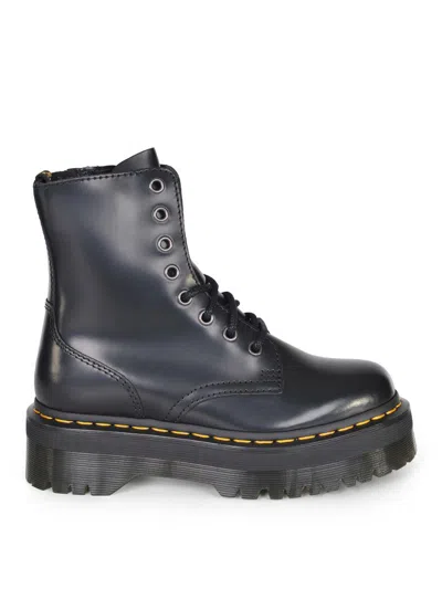 Dr. Martens Flat Shoes In Black