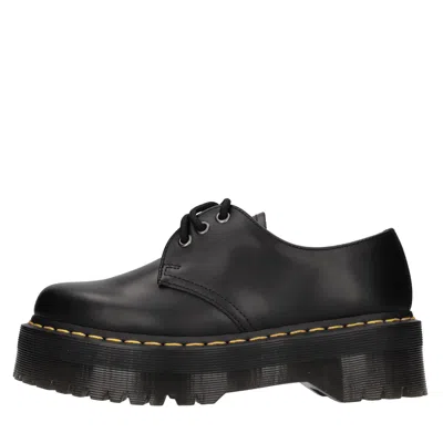 Dr. Martens Flat Shoes In Black
