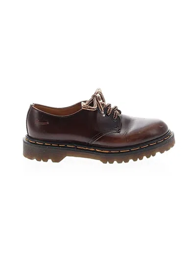 Pre-owned Dr. Martens Flats In Brown