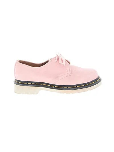 Pre-owned Dr. Martens Flats In Pink