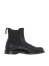 Dr. Martens' Dr. Martens Flora Smooth Polished Chelsea Boots In Black