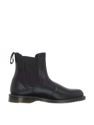 DR. MARTENS' DR. MARTENS FLORA SMOOTH POLISHED CHELSEA BOOTS