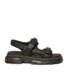 Dr. Martens' Dr. Martens Forster Poly Webbing Sandals In Black