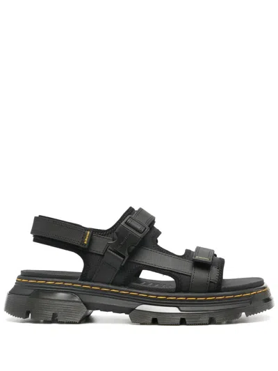 Dr. Martens' Dr. Martens Forster Poly Webbing Sandals In Black