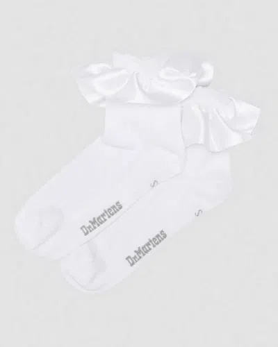 Dr. Martens Frill Organic Cotton Blend Socks In White