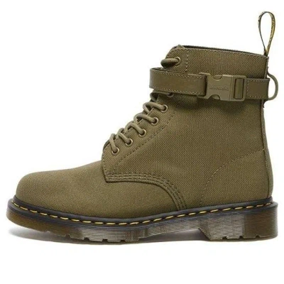 Dr. Martens Futura Laboratories X 1460 'olive' In Green